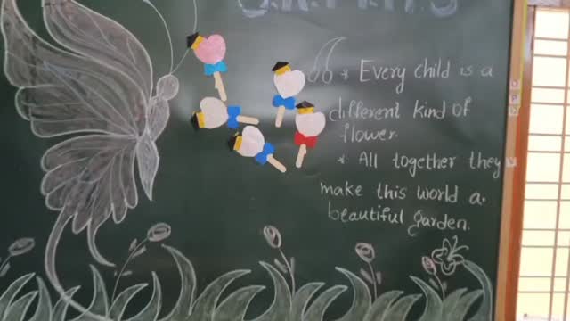 Activity done br Pre Primary students