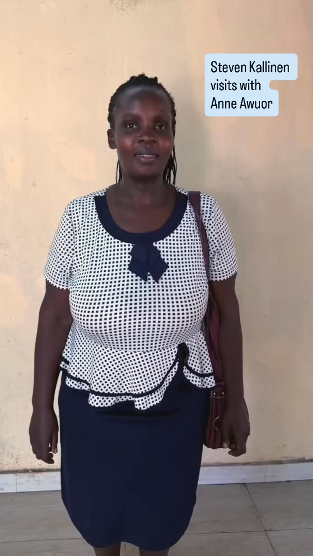 Anne Awuor (Nakuru, Kenya) is a mother of five and a member of the Nakuru congregation. With a background in agriculture and a bachelor’s degree in business, she serves as a treasurer on the national board and secretary on the regional board.
In 2016, while attending services at a primary school, she came to believe the forgiveness of sins and has since endeavored in faith. Living now in Nakuru after moving from Nairobi, she is part of a small local congregation and shares the message of repentance with others. She gives thanks for the believers who brought the gospel to her country, saying that the forgiveness of sins has brought peace and lightened her heart.