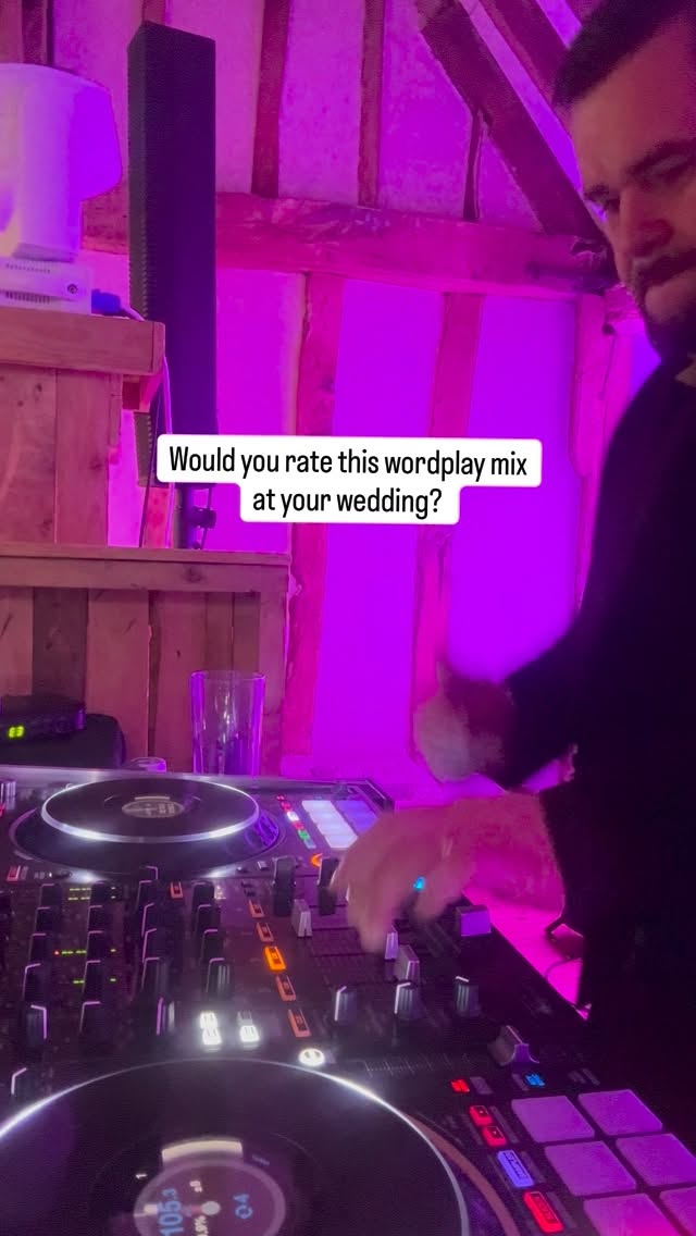 Imagine this….but ALL NIGHT LONG! Constantly building excitement, seamless mixing with absolutely NO stops! This is just one of many techniques we do to keep everyone on the dancefloor all night long!
Getting married? Better check your date ASAP!
👉All links in bio 👈