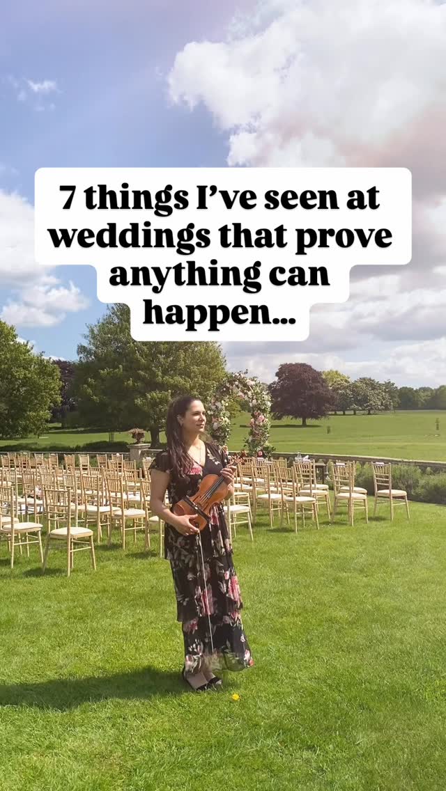 1. A groom broke his leg… during the first dance. 🕺 🩼. He was in a lot of pain after falling off a chair (don’t ask!).
2. A bridesmaid fell down an entire flight of stairs - she stood up like nothing happened. 😮💨
3. A bride’s heel snapped… halfway down the aisle. 👠 I call that a blessing in disguise. Not having to wear uncomfortable brand new high heel shoes, yet having the absolute perfect excuse for it. 🤫
4. A very wealthy groom tried to pay the bar bill… by offering his luxury sports car. 🚗 💰
5. A musician didn’t turn up to the ceremony. I had just finished next door and stepped straight in. 🎻
6. A wedding was cancelled by the registrars after the groom arrived 42 minutes late. ⏰… this is one of the saddest things I witnessed. 😕
7. A room full of guests crying before a single word was spoken… just from the music. 🎻
Follow @rachelsomersetmusic for more wedding insights and music inspiration 🎻❤️
#weddingviolinist #essexviolinist #weddingtips #2026weddings #ukweddings