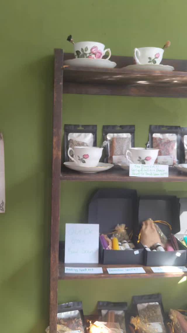 Good afternoon Wytches, come take with me around the shop!
From spell kits to Candles, from Crystals to Herb's, incense, Brew's, Blends and more. Everything a Witch needs to practice, and there's more on offer for Pagans and Spiritual Folks of different Paths.
Many products are made in house or by the talented crafters whose work we show case in the shop!
With amazing deals and services on offer!
Stop by and grab a little slice of Magick 😊
See you all soon
Blessings of the Land Sea and the Sky ❤️❤️❤️❤️