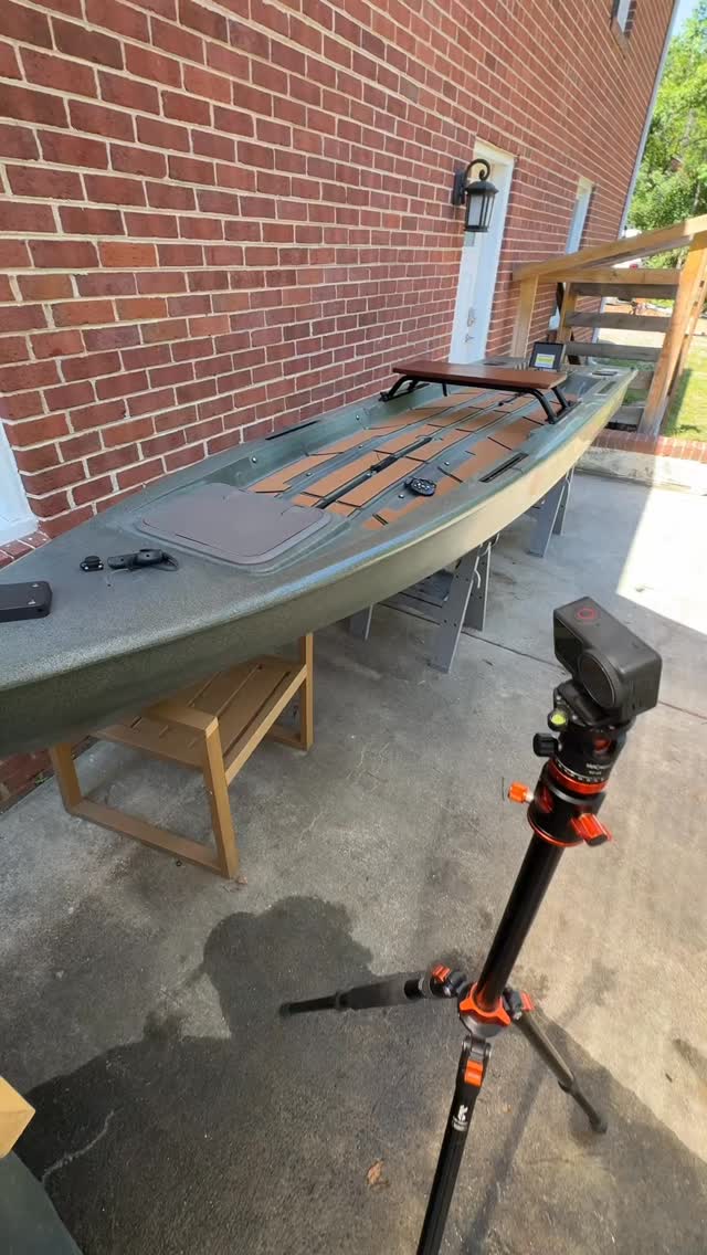 Crescent Cres Craft with Suzuki 6hp outboard #Crescentkayaks