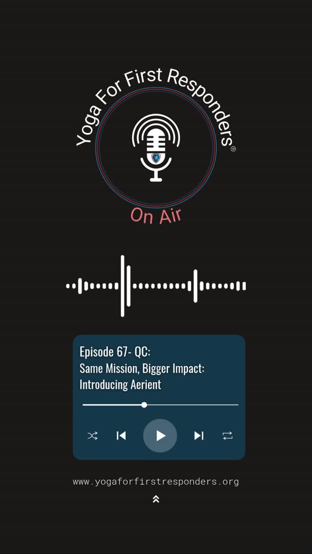 For 10 years, we’ve trained one of the most high-stress populations in the world. And the results spoke for themselves.
So the question became… Why stop there?
This week's quickcast episode introduces Aerient—the expansion of Yoga for First Responders into new environments without changing what makes it work.
Same mission. Bigger reach.
Because resilience isn’t a job skill. It’s a human skill.
🎧 Listen now at the link in bio and be part of what’s next
#resilience #stressmanagement #mentalhealth #performance #leadership #burnout #growthmindset #yffr #aerient