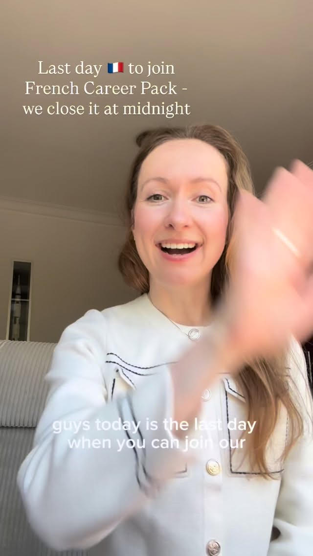 We are closing the French Career Pack permanently at midnight 🕛
If France is your goal, this is your last chance to access our system, knowledge, and tools 🇫🇷
The value of this pack goes far beyond its price — it will help you:
• Make the right career decisions
• Build a clear, strategic plan
• Avoid wasting months while your visa is at risk of expiring
• Get hired for positions that truly fit you — not just the first offer you receive
Comment CAREER and we’ll send you the link 👇