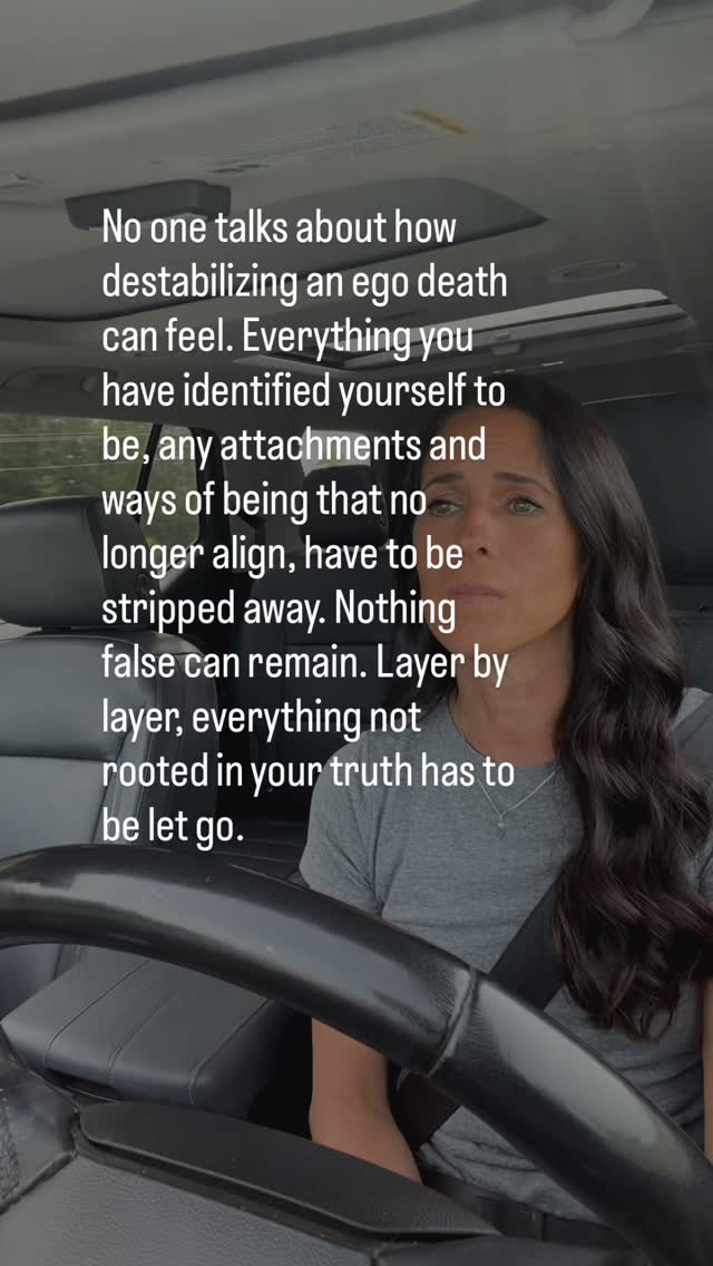 If your going through this I see you!
This isnât my first rodeo and it is still hard.
An ego death or dark night of the soul. whatever you want to call it, is the process of stripping away everything that no longer aligns with your truth.
Our ego doesnât really die, it just gets quieter.
It no longer attaches to things just to feel comfortable.
It can feel emotional, destabilizing, isolating, and depressing.
But it can also be a sacred and beautiful process because whatâs falling away was never truly you.
What remains is deeper truth, inner peace, and the version of you that you have always been underneath it all.
If you need support, book a 1:1 session. Link in bio
-
-
-
#darknightofthesoul #egodeath #spiritualawakening #awakening #healingjourney