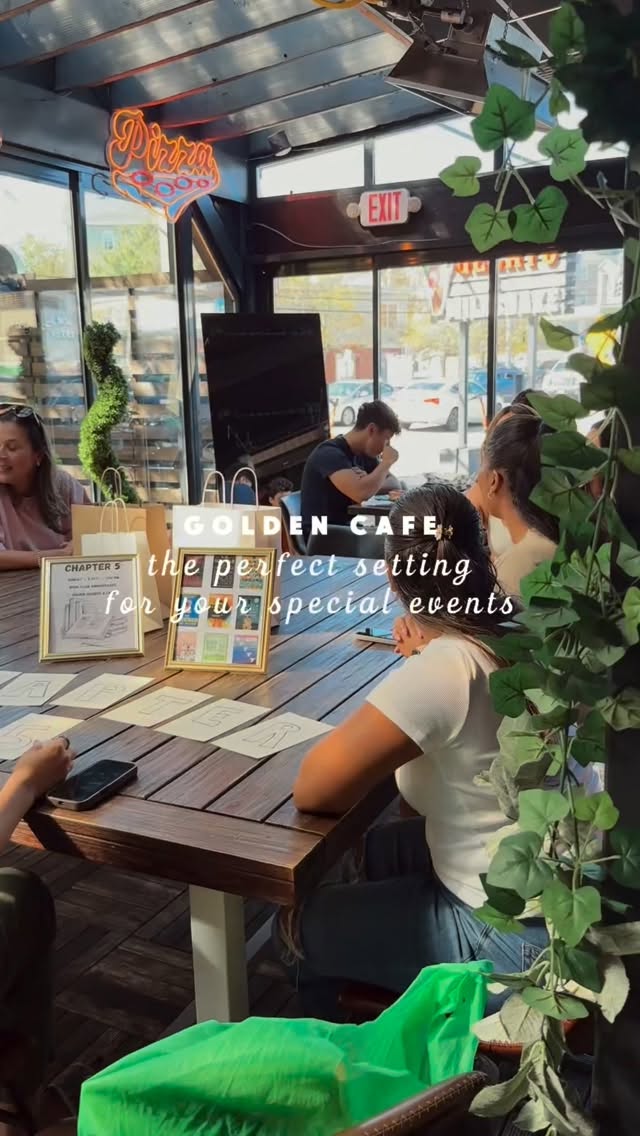 Host your special occasions at Golden Cafe!🍝🍹
We offer our space for rent during daytime hours on both weekdays and weekends for your special events! For reservations, you can contact us directly: 📱401-273-2288