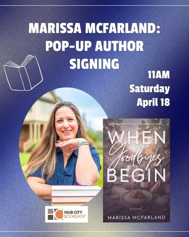 🚨TOMORROW! SATURDAY 4/18, SPARTANBURG, SC!!!
Come out, check out an incredible indie bookstore, AND get your very own signed copy of WHEN GOODBYES BEGIN. ✍️🫶
#spartanburgsc #indiebookstores #indieauthorsofinstagram #booktour #whengoodbyesbegin