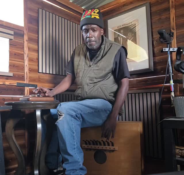 Yard Work Shed on the kalimba and marimbola...ππΏπ€ #wudshedsounds #goodgriot