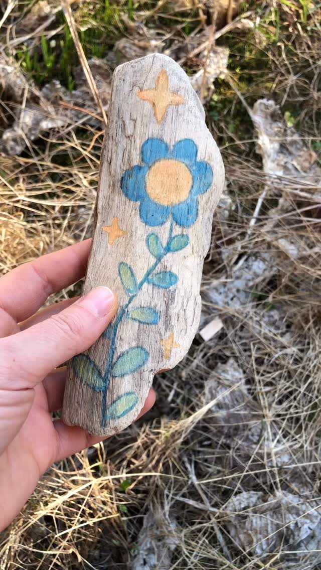 Sometimes the feeling that I’m not enough can be very strong. In those moments, small things – memories of peaceful times, simple art – help.
#driftwood #lakewater #watercolor