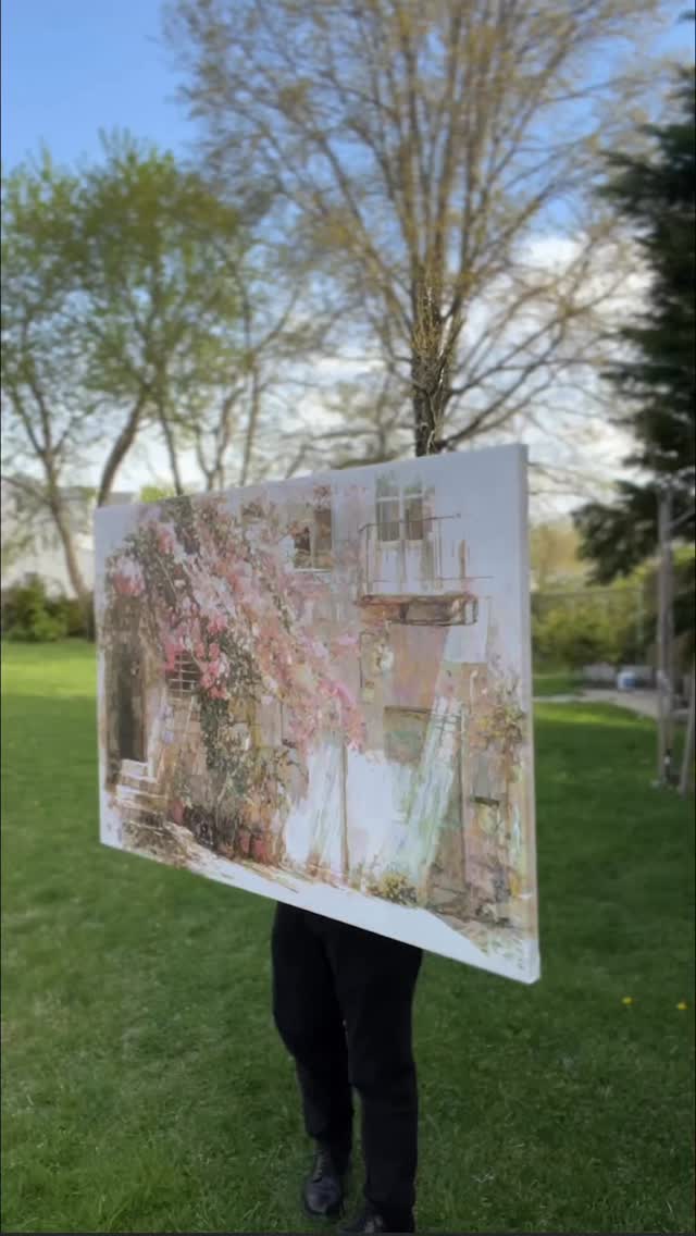 Quiet Corner
54”x35.75”
Acrylic paint on cotton canvas
#jewishart #judaicaart #jerusalem #ירושלים #israel