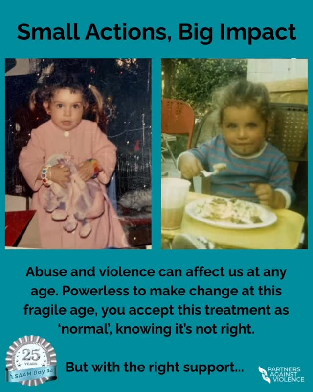 Small Actions, Big Impact
Breaking the cycle of abuse may be a composition of small actions. Traveling the healing journey may be full of small actions. Both have big and lasting impacts. Small actions everyday lead to a lifetime of big impacts. #30daysofsaam2026 #day14 @nsvrc