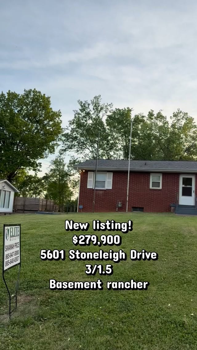 ✨ Classic charm. Thoughtfully kept. Ready for its next chapter.
5601 Stoneleigh Drive is one of those homes that just feels right the moment you pull in. From the screened-in porch to the level fenced backyard and multiple driveway access points (yes, parking is that easy 🙌), this basement rancher offers both comfort and convenience in one.
If you’ve been waiting for something well-kept, functional, and full of potential—this is it.
📍 5601 Stoneleigh Drive
🛏 3 Bedrooms | 🛁 1.5 Baths
Let’s get you in for a showing before it’s gone 👇
📲 Message me to schedule your private tour!
#knoxvillerealestate #knoxvillehomes #easttennesseehomes #realtorlife #homesweethome justlisted basementranch househunting realestateagent movingtotennessee knoxvilleliving homegoals investmentproperty firsttimehomebuyer realestatemarket