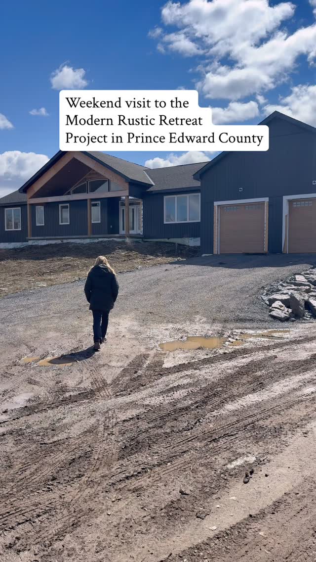 Modern Rustic Retreat Update! 🏡
The team from @aawdesignbuildltd have been very busy working on all the finishes at our Prince Edward County Project. It’s really starting to come together with hardwood flooring down, painting done, tiling happening and fireplace stone ready to go in!
We can’t wait to show you more! #modernrustic #beams #homerenovation #princeedwardcounty realestate movingtothecountry countryliving