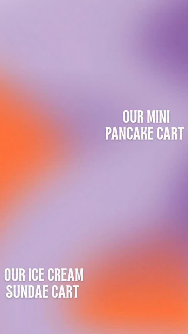Submit an inquiry via the link in our bio to get a personalized quote 🥞🍨💜
#minipancakes #icecreamsundae #cateringservice #dessertmobilecart #partyservice