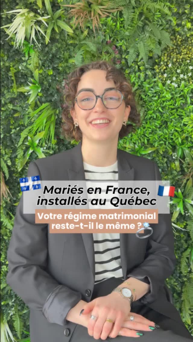Vous êtes mariés en France et vous envisagez de vous installer au Québec ?
Un point est souvent oublié et pourtant essentiel ➡️ votre régime matrimonial !
Contrairement à ce que l’on pense, il n’est pas figé. En changeant de pays, votre régime peut évoluer et avec le temps, dépendre du droit du pays dans lequel vous vous installez 👀
Autrement dit, sans anticipation, votre situation patrimoniale peut être impactée sans que vous en ayez pleinement conscience.
Evitons les surprises, notre cabinet LBCL Avocats vous accompagne dans vos projets d’installation au Québec, afin d’adapter et sécuriser votre régime matrimonial en fonction de votre situation.
📩 Notre adresse mail : accueil@lbcl-avocats.fr
@montrealaccueil
#quebec #canada #france #demenagement #voyage #regimematrimonial #mariage