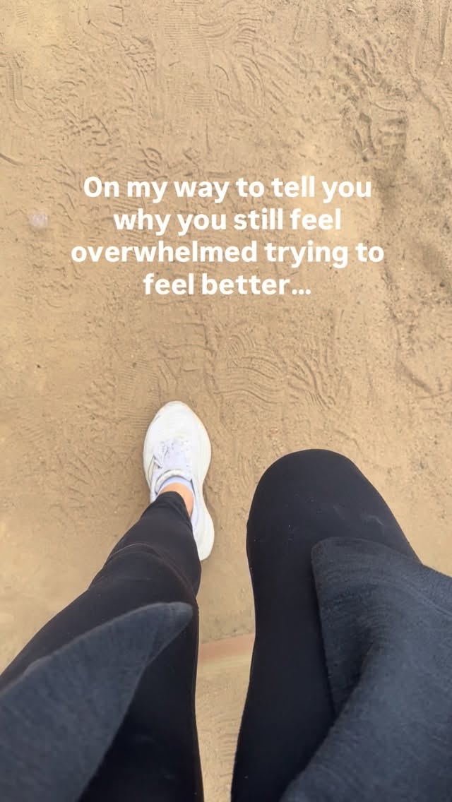 If you’re being honest…
It’s not just that you feel overwhelmed.
It’s that you’re tired of trying to figure it all out.
✨Trying to do the “right” things
✨ Trying to stay consistent
✨ Trying to feel better
It’s a lot of doing!
No wonder it feels like too much.
You don’t need more effort.
You need a different approach.
Follow @bfitandwellcoaching and let’s do this together. 🤝
😘-jennifer
.
.
.
.
#feelbetter #overwhelmedwomen #healthanxiety #holistichealth #mindbodyhealing