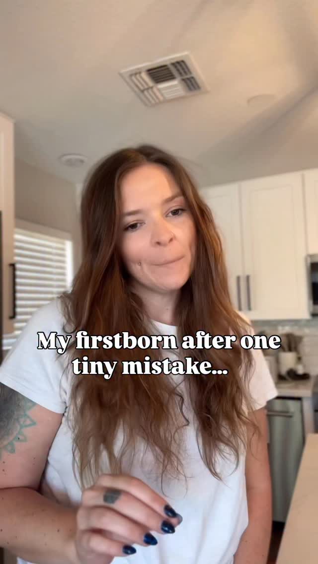 Anyone else’s firstborn turn one tiny mistake into a full personality crisis? 💀
#parentinghumor #parentingishard #relatableparenting #firstborn #millenialmom