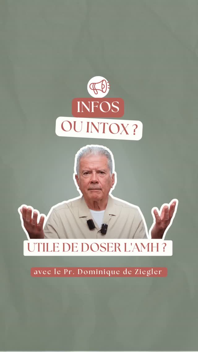Faut-il doser l’AMH ?
C’est sans doute le marqueur le plus connu en fertilité, et aussi l’un des plus mal compris.
L’AMH donne une information précieuse, à interpréter correctement.
Le Pr Dominique de Ziegler vous explique quand ce dosage est utile, comment l’interpréter, et surtout ce qu’il ne faut pas lui faire dire.
Un éclairage essentiel pour éviter les conclusions hâtives
#Fertilité #AMH #RéserveOvarienne #SantéDesFemmes #PMA #DésirDenfant #Prévention #lamaisondelafertilité