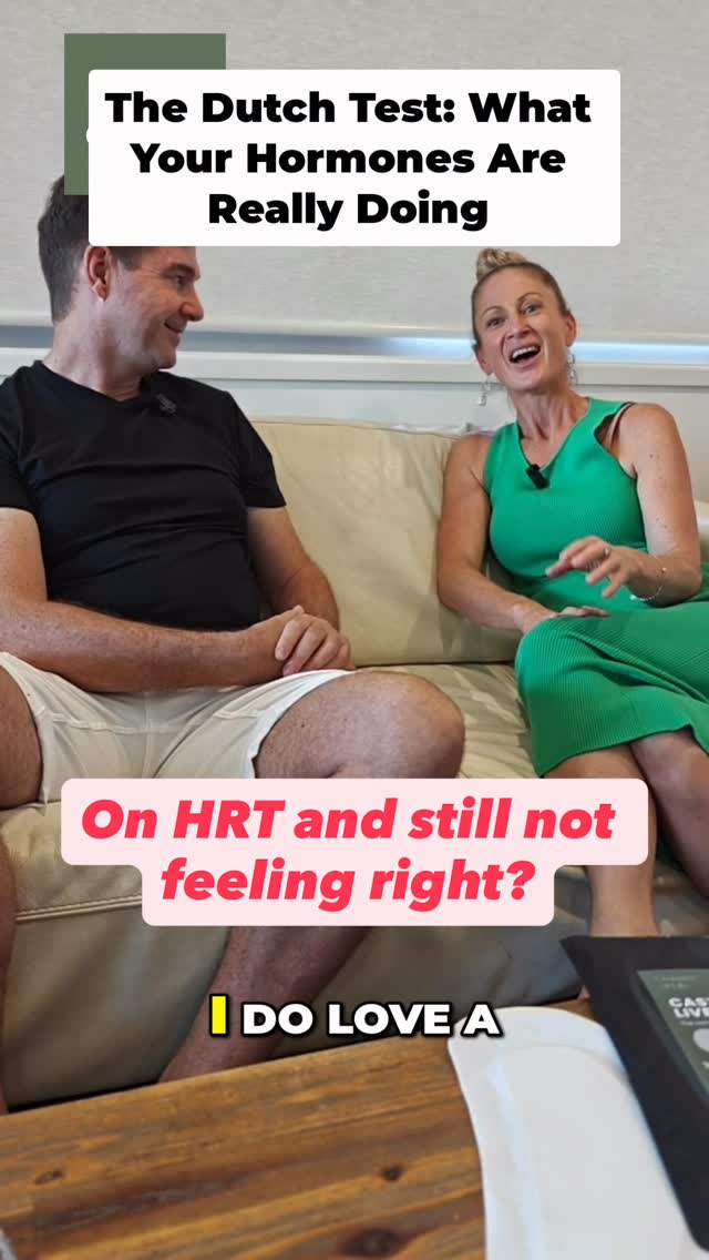 Menopause support isn’t just about taking hormones… it’s about how your body is handling them.
If you’re on MHT/HRT and still dealing with symptoms weight gain, breast tenderness, anxiety, poor sleep it may not be the dose… it may be how your body is metabolising those hormones.
That’s where the DUTCH test can be incredibly useful.
It looks at how estrogen, progesterone and cortisol are being broken down and cleared.
In my chat with Scottie from Grasses of Life, we discussed
• Why symptoms can continue even on HRT
• The role of hormone metabolism in how you feel
• How to personalise your approach for better outcomes
Because you can be on the “right” hormones… but if they’re not being processed well, you won’t feel your best.
This is about making your hormones work for you not against you.
#menopause #hrt #mht #dutchtest #hormonehealth womenshealth mrsmenopause functionalmedicine metabolism
“Chatting DUTCH testing and hormones with Scottie @ Grasses of Life”