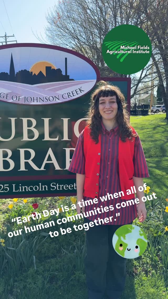 MFAI Communications and Marketing Manager Coral Weinstock loves Earth Day as a reminder to come out, be together, and plot what we might plant and grow in community. We 💚 it! What are you planning with neighbors this year?