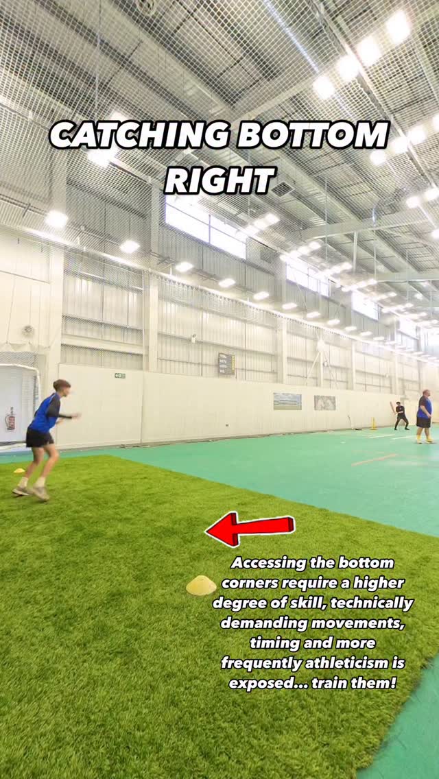 CATCHING BOTTOM CORNERS
We place a big emphasis on the bottom corners, why?
Because most can’t access them, the majority don’t get to them and yet the higher the level you play, the higher the demand to catch/stop/deflect them.
Stops and catches, practice your bottom corners 🙏
#fielding #cricket #athletic #movement #corners #catch #stop #deflect #catching #pickup