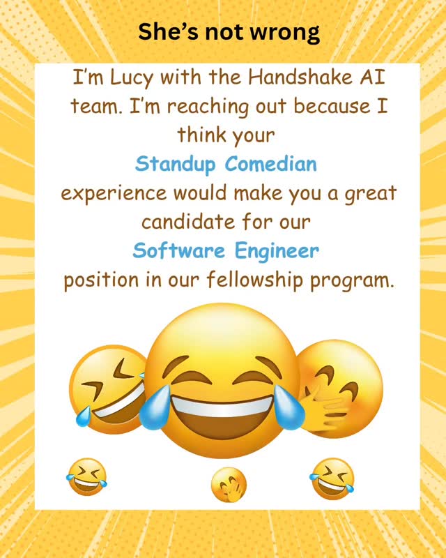 LinkedIn you crack me up!
#comedy #softwareengineer #laughoutloud