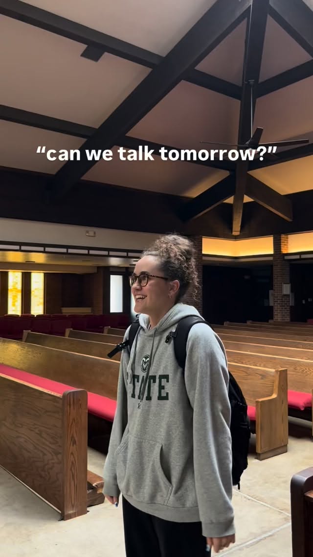 Come talk to Jesus 🤍
#catholic #fortcollins #csu #prayer #focus