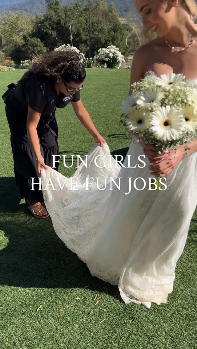 FUN GIRLS HAVE FUN JOBS ✨🤍
There’s something so special about being trusted with someone’s wedding day. I genuinely love the little details… fluffing the dress before she walks down the aisle, lighting candles, fixing veils, calming nerves, making sure the timeline flows, and creating a day that feels perfect for everyone involved.
And! Your family and friends should be fully present with you…laughing, crying, celebrating, and making memories! NOT stressing over vendors, schedules, décor setup, or meltdowns. That’s what an experienced planner and team are for!
I truly pour my heart into making each bride feel taken care of from beginning to end, because those small touches end up meaning everythinggg. ✨💍
#latinaownedbusiness #temeculawinecountry #smallbusiness #weddingplanner #temeculaweddingplanner
