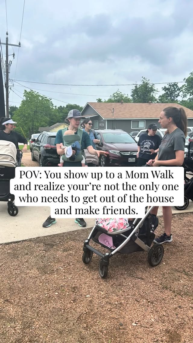Warning: side effects may include laughing with strangers, finally leaving the house, and accidentally making your new best friends 👯♀️✨💕
And if you enjoyed the Mom Walk — there’s a whole calendar of events waiting for you. Your people are here 🫶
Hit the link in bio or DM us to join next time!
#newmom #postpartum #georgetownmoms #momgroup #playdate
