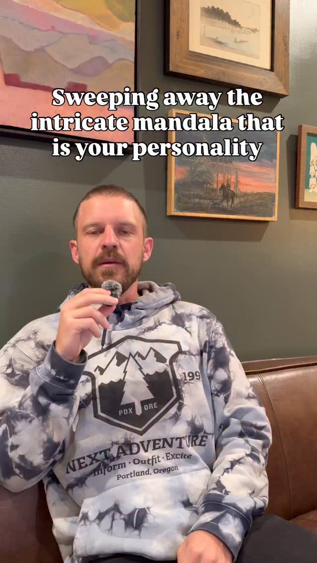 The mandala is not who you are, and it never was.
It was brilliant. It kept you alive. Every grain of sand was placed with precision by a child who had no other option. But you are not a child anymore, and the mandala has become a cage you keep decorating.
The terror you feel when it starts to crumble is not a sign you’re falling apart. That’s the sound of your soul whispering, trying to come through. Your soul has always been there underneath, waiting for you to stop building on top of it.
You might not need another grain of sand. You might need the broom.
#feelingisfreedom #individuation #jung #samsara #lettinggo