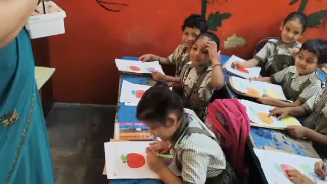Activity done by pre primary students