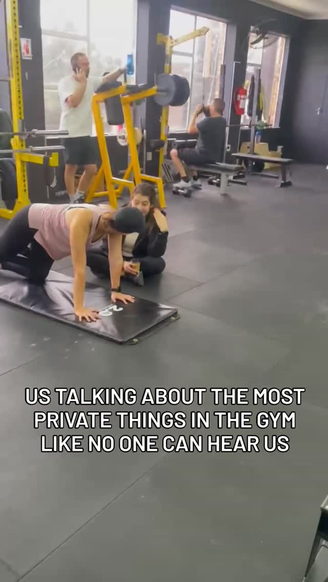 There's always someone listening 😃
#gymhumor #gym #relatable