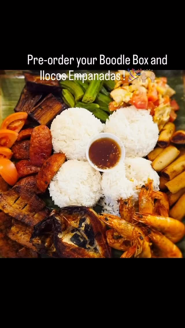 This weekend special! Experience “kamayan” with our boodle special!