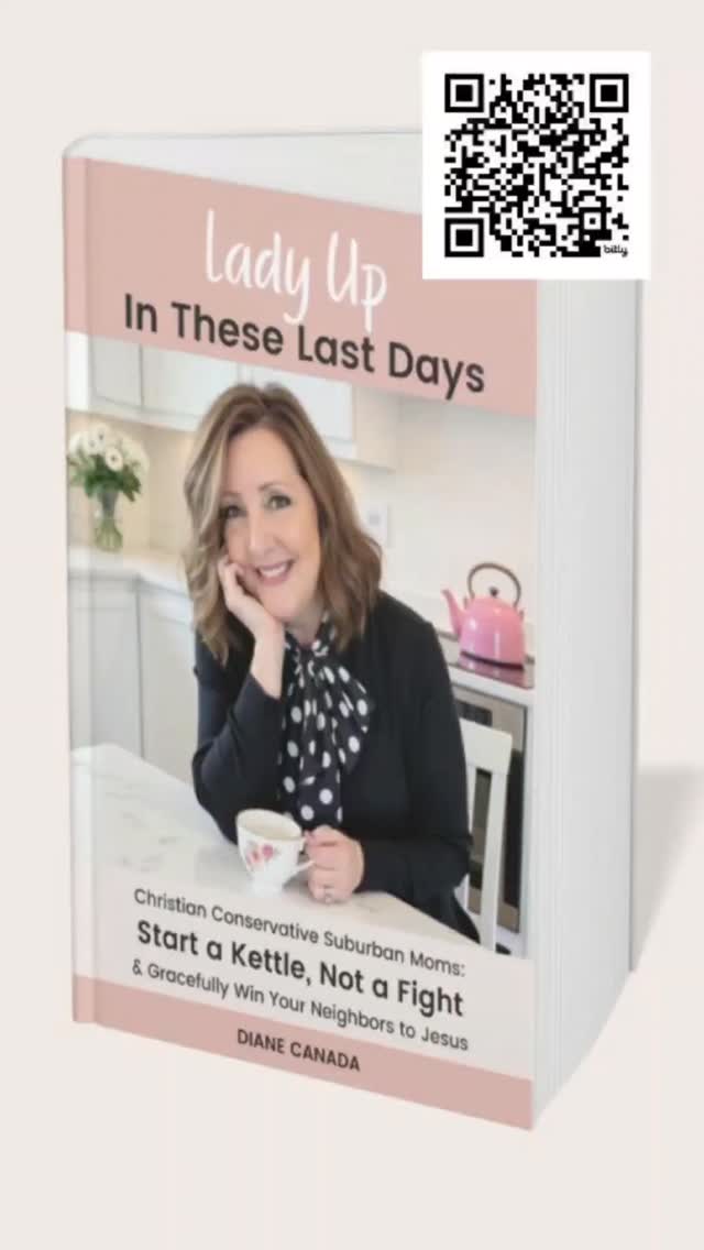 I’ve spent my life learning that you can’t argue someone into a relationship with Jesus, but you can certainly invite them over a cup of tea. We're in the last days, and time is of the essence!
I am so thrilled to share my brand new book:
Lady Up in These Last Days: Start a Kettle, Not a Fight & Gracefully Win Your Neighbors to Jesus
This is a quick and practical guide for every Christian suburban mom who feels the "last days" urgency but doesn't want to fall from grace among her friend groups in the process.
Will you join the movement? Time is short. Let's get those kettles whistling for Jesus!
📖 Get your copy and join the "Lady Up America" movement.
Link in BIO!
#ladyupkettleon #LadyUpAmerica #StartAKettle #ChristianMoms #lastdays