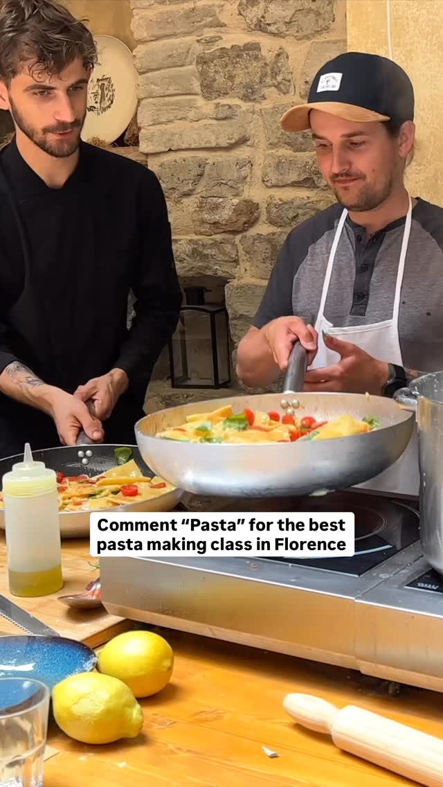 The best cooking class in Florence, Italy 🇮🇹
We spent last May in Italy and it was the perfect start to our European summer!!! We are still talking about the cooking class we experienced in Florence through @getyourguide !!!
🍝 We learned how to make 3 different pastas and the sauces from scratch AND had unlimited wine!
Brian also got to help our wonderful chef lead the class, which was so entertaining to watch. 😆
We can’t wait to do this exact experience again the next time we visit Florence
‼️ If you’re interested in this experience comment “PASTA” and we’ll send you the info!!
#florence #florenceitaly #cookingclass #italiansummer #florenceguide