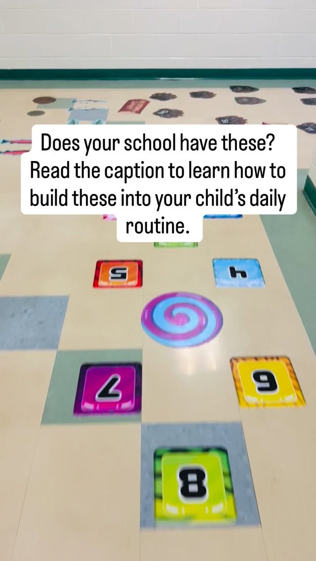Those hallway floor visuals are not just “fun extras.” They are regulation tools.
If your child benefits from movement, those floor stickers can be built into their day on purpose, not just used when things are already falling apart.
This might look like:�• starting the day with a movement path before entering class�• using the hallway route between transitions�• scheduling a quick movement break before known challenging times
You can advocate for this by asking the school to include it in your child’s IEP or daily plan as a proactive strategy, not a reactive one. Regulation should not be something kids have to earn after they struggle.
When we normalize movement, we support attention, emotional regulation, and learning.
�This is not a reward. It is access.
Hit ‘Follow’ if you like our content ❤️
✨ Want to learn more about WonderTree?
�📧 Email info@wondertreepractice.ca�☎️ call 905-425-9525 to book�💻 website link in bio�📝 Check out our free blog resources: www.wondertreepractice.ca/blog
DISCLAIMER: Information shared by WonderTree on social media is not intended to replace or be constituted as clinical or medical care. It’s intended for educational purposes only. Each child is unique, and the information provided may not be applicable to your specific situation. We are unable to provide specific applications to your child or relevant nuance to your family’s situation. If you need support, please establish care with a licensed provider so that they can provide tailored recommendations for you or your child. Please refer to the disclaimers for this account in the highlights section for further details.
#iepadvocacy #neurodiversityaffirming #schoolsupports #adhdparenting #autismacceptance
