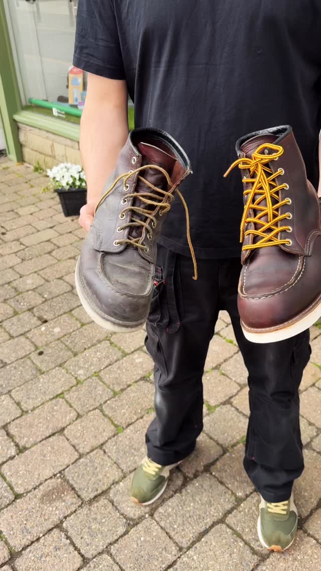 #redwingboots cleaning
#saphir #redwingheritage #shoerepair #lancashire
