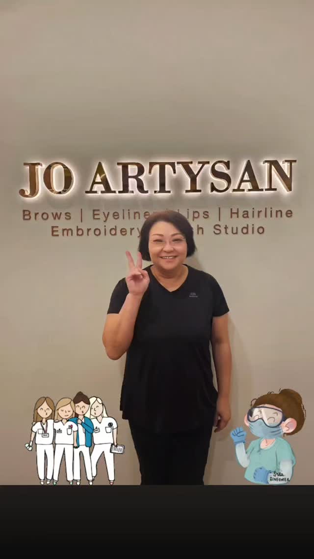 BIG RESPECT to the important and great work that you do everyday, Doris 👩⚕️🏥 May our brows continue to make you shine and looking your best at & off work everyday.
Thank You for this new wonderful friendship and wishing you Joy, Health, and many good Blessings your way for the year ahead.
#Joartysan #Joartysanbrows #herosinuniform #browembroiderysg #eyebrowembroiderysg