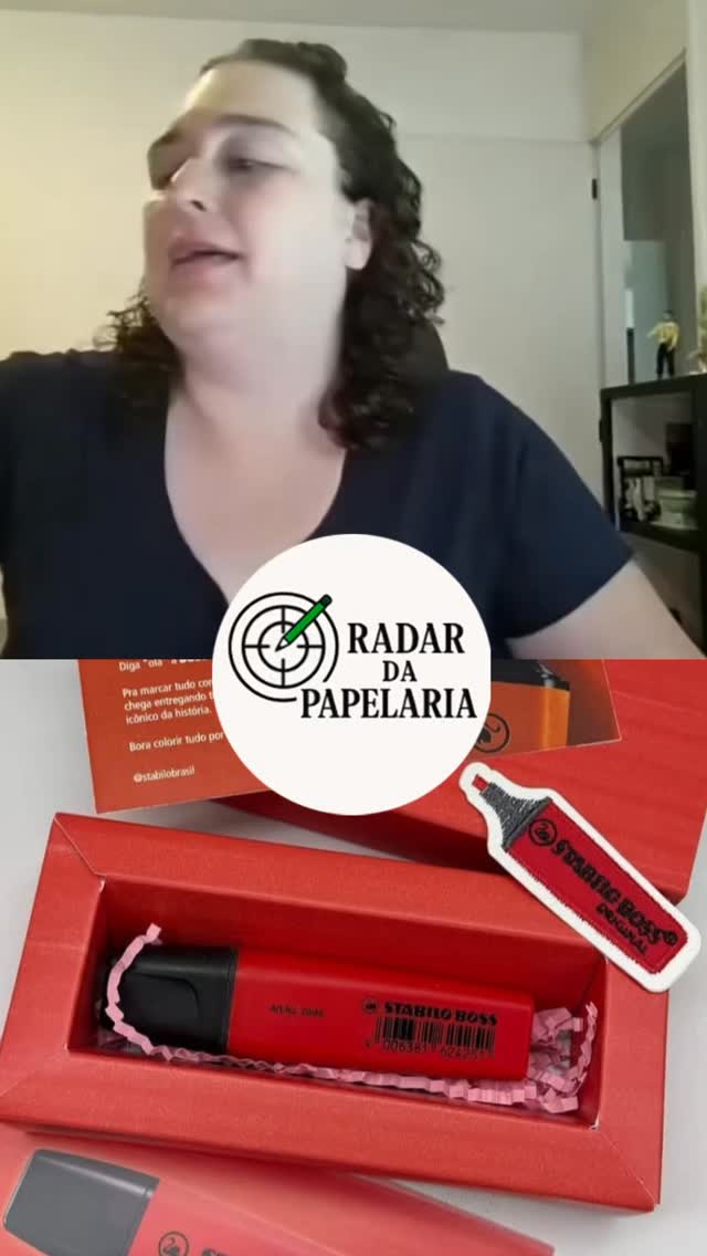 STABILO REAL RED ❤️
A @stabilobrasil FINALMENTE lançou o marca-texto Stabilo Boss na cor vermelho -de verdade-.
Esse é um trecho do Radar da Papelaria Cast - escute o episódio inteiro no Spotify ou assista à gravação no canal Papeleireira no YouTube.
Foto marca-texto vermelho: @newjudge_