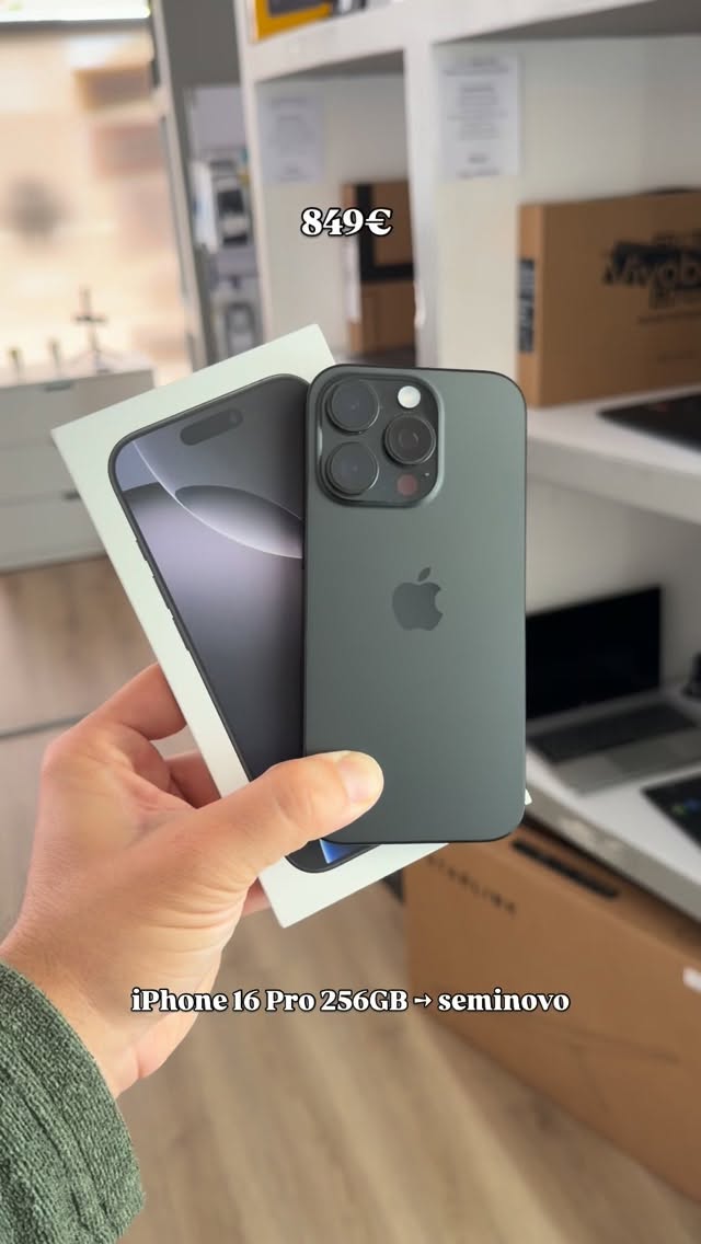 A qualidade que procuras, sem pagar preço de novo.
📱 iPhone 16 Pro de 256GB em Titânio Preto
🔋 96% de capacidade.
💲 849€
📍 Disponível na iTech em Balazar
🚚 Envio GRÁTIS para Portugal, ilhas inclusive.
—
#apple #iPhone16Pro #iTech #mantémteligado #iPhone