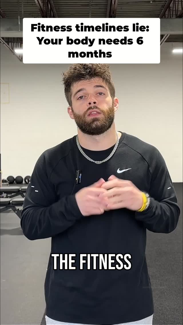 The fitness industry sells you a 30-day timeline. Your body works on a six-month timeline.
That gap is the reason most people quit before anything real happens. It's not a motivation problem. It's a math problem. The program ends before the results show up.
We've coached adults for over nine years. The people who break the cycle aren't more disciplined. They're not running some secret program. They just have a realistic picture of what the first few months actually look like versus what they were told to expect.
If you've started and stopped before, the program probably failed you. Not the other way around.
Full video on YouTube, link in bio.