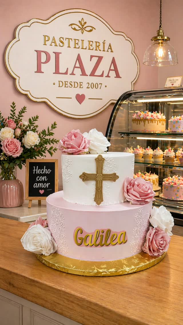 Every cake tells a story.
This one was made to celebrate faith, love, and a beautiful moment. ✝️💖
At Pastelería Plaza, we don’t just make cakes — we create memories.
📍 Reedley, CA
🎂 Custom & last-minute cakes available