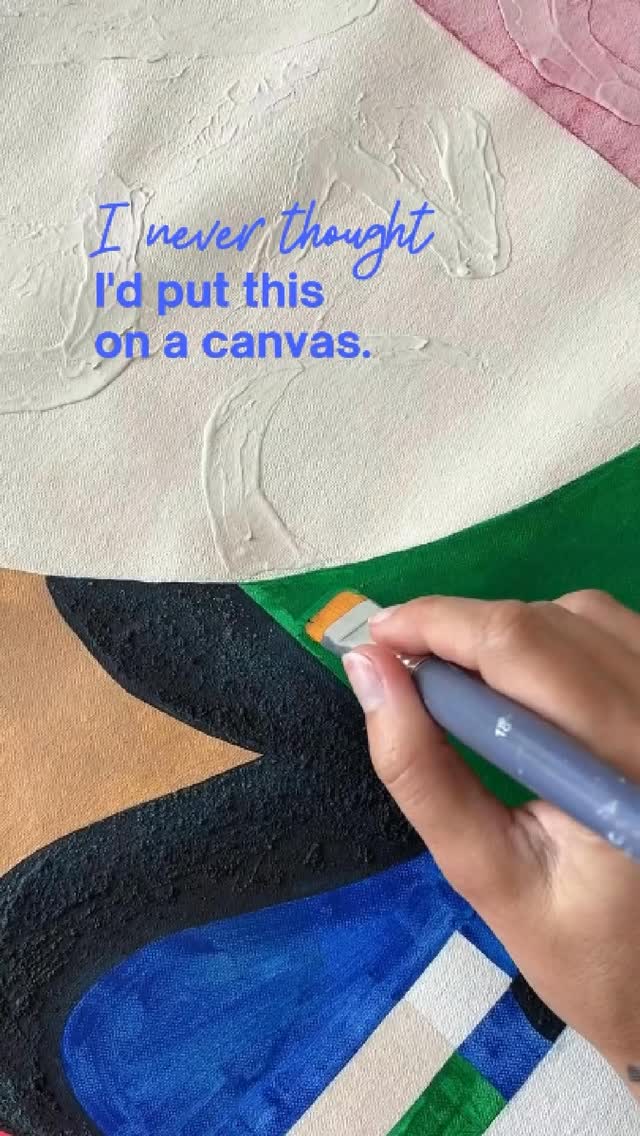 I never thought I’d put this on a canvas.
Before I moved to Abu Dhabi, sand wasn’t a material I would have considered. I came from a very different visual world — one where a painting was paint, and paint was enough.
But living here changes the way you look at surfaces. The light is different. The desert is a presence you can’t ignore. And slowly, without me planning it, sand started finding its way into my work.
I use it because it changes the physical presence of a painting. It adds weight where geometry might become too clean. It slows the eye down. It invites the hand before the mind.
I started adding it almost by accident, and I haven’t stopped since. It’s one of the things I love most about changing places, a new environment opens doors to materials and gestures you didn’t know you were looking for.
Some materials stay with you because they carry a place.
.
.
#intuitivegeometry #sandtexture #abstractart #abudhabiart #artprocess