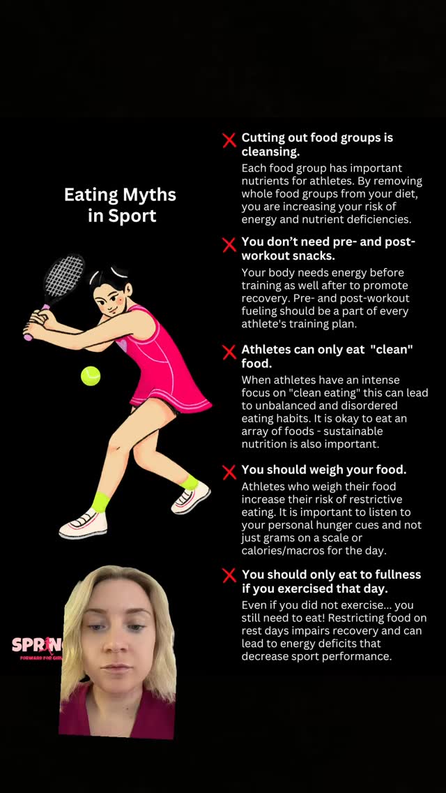 everything in moderation > extremes. balance wins every time ⚖️
#fuelyourbodyright #performancenutrition #femaleathletes #femaleathletetriad #nutritionmyths