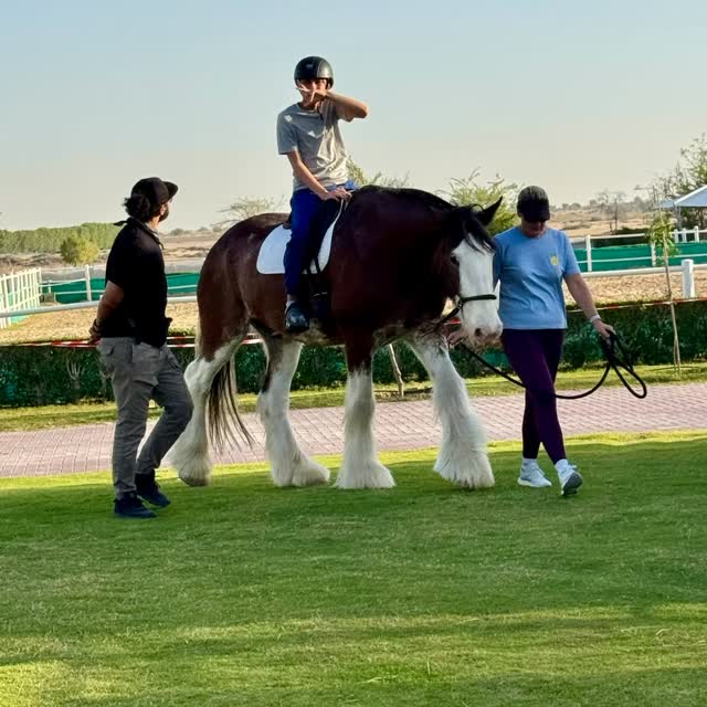Excited to see our students back in saddle 😇😇😇