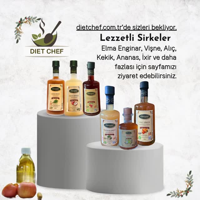 “Doğa Şişelendi”
Doğanın şifasını ve lezzetini şişeledik! 🌿✨
Mutfaklarınızda sadece bir sos değil, yaşam kalitenizi artıracak bir dokunuş arıyorsanız Havrano Doğal Fermente Sirkeleri tam size göre. Uzun ve sabırlı bir fermantasyon süreciyle hazırlanan sirkelerimiz, sofralarınıza lezzet, vücudunuza ise ferahlık katmaya hazır.
Peki bugün hangi lezzetle buluşalım?
🍎 Elmanın klasik ferahlığı mı, 🍍 Ananasın egzotik notaları mı?
🌿 Kekiğin yoğun aroması mı, yoksa 🍯 Balın o eşsiz dengesi mi?
Enginar, mandalina ve zeytin gibi keşfedilmeyi bekleyen daha pek çok özel seçeneğimizle mutfağınızda fark yaratın.
📦 Sipariş ve çeşitlerimizi incelemek için profildeki linke tıklayabilir veya bize DM’den ulaşabilirsiniz.
#havrano #dogalfermente #gurmelezzetler #dogalsirke #sağlıklıyaşıyoruz