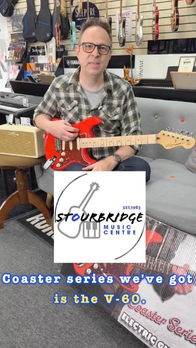 🎸 The @vintageguitars_official Coaster V60 lively, responsive, and ready for beginners and players alike. and a seriously striking Gloss Red finish.
Hit play and hear it in action — you can grab it in a starter pack as well.
#vintageguitars #coasterseries #v60 #stourbridgemusic #shoplocal #musicshop #guitarstarterpack #lefthanded