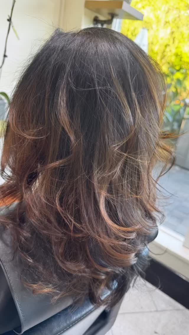 Baby balayage- on level 4 hair - Moving from Brunette - To winter rich browns- #crows-nest #mosman #neutralbay #cremorne