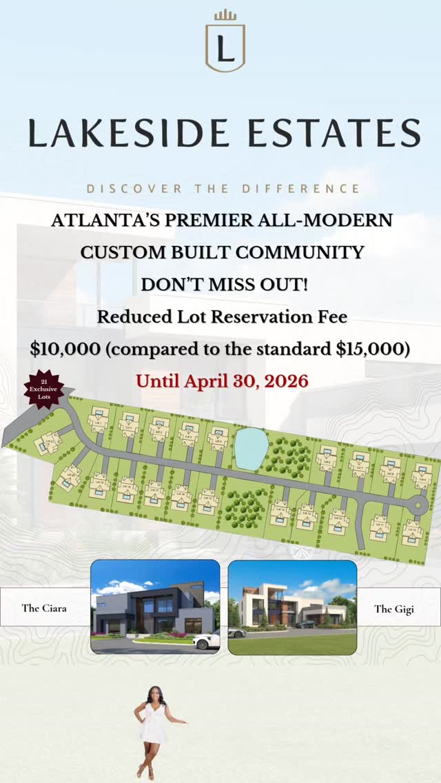Sometimes you just have to let the visuals do the talking.
Lakeside Estates - Discover the Difference.
Contact M. Lux Realty today and let us take it from here.
#atlantarealestate #luxuryliving #newhomes #dreamhome #luxuryrealestate