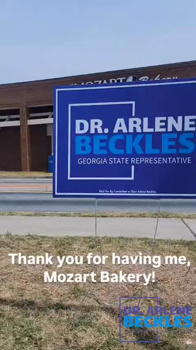 My first stop of the day! #hd96 #gwinnettcounty #smallbusinesssupport